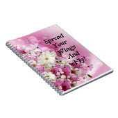 Verspreid je Wings Fly Spiral Photo Notitieboek Fl (Rechterzijde)