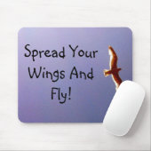 Verspreid je Wings Mousepad Muismat (Met muis)