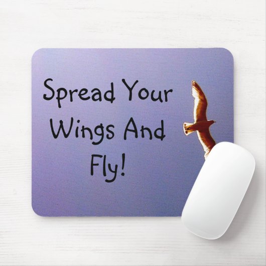 Verspreid je Wings Mousepad Muismat (Met muis)