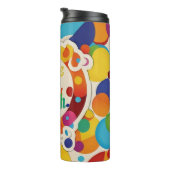 "Verspreid liefde en positiviteit" Thermosbeker (Geroteerd rechts)