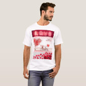 Verspreid Liefde en Vreugde deze Valentijnsdag T-shirt (Voorkant volledig)