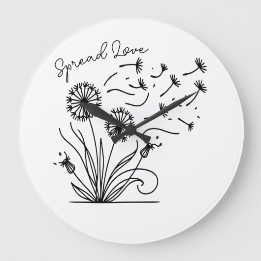 "Verspreid liefde" Grote Klok (Voorkant)