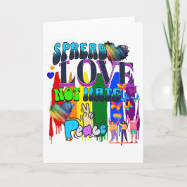 Verspreid Liefde, Niet Haat | Juni is Pride Maand Kaart
