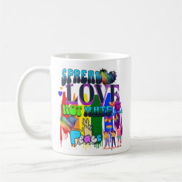Verspreid Liefde Niet Haat | LGBTQI+ Pride Koffiemok