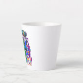 Verspreid Liefde Niet Haat | LGBTQI+ Pride Latte Mok (Voorkant)