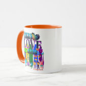 Verspreid Liefde Niet Haat | LGBTQI+ Pride Mok (Voorkant links)