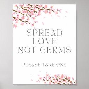 Verspreid Liefde Niet Kiemen, Neem Eén, Ontsmettin Poster