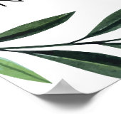 Verspreid Liefde Niet Kiemen Waterverf Groene Post Poster (Hoek)