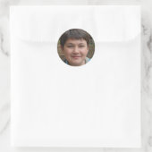 Verspreid liefde overal ronde sticker (Tas)