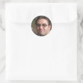 Verspreid liefde overal ronde sticker (Tas)