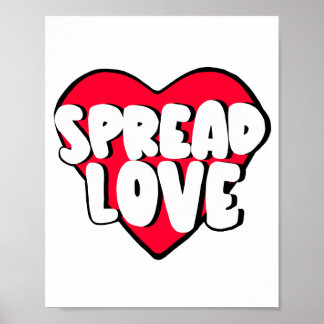 Verspreid liefde poster