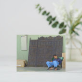 Verspreid - Mensen op de vrijdagmarkt in Koeweit Briefkaart (Staand voorkant)