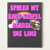 Verspreid mijn duistere evangelie over het land Lu Planner (Achterkant)