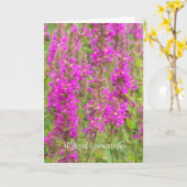 Verspreid mijn vleugels en vliegen: Gefeliciteerd Kaart (Gele Bloem)