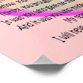 Verspreid naar een kinderzuster-gedicht canvas poster (Hoek)