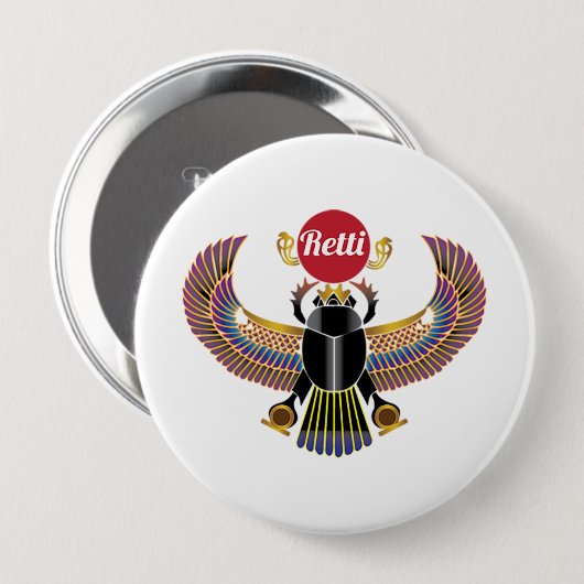 Verspreid overal het symbool van verlichting ronde button 4,0 cm (Voorkant /achterkant)