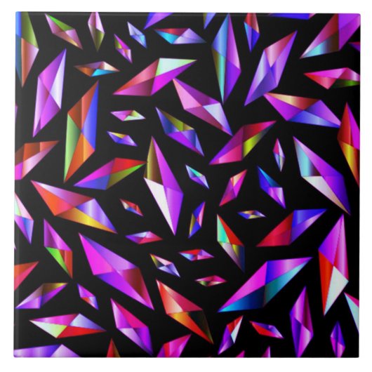 Verspreid Paars Tegeltje (Voorkant)