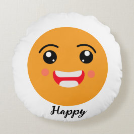 Verspreid Smiles op Emoji Day: Happy Emoji Collect Rond Kussen