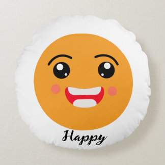Verspreid Smiles op Emoji Day: Happy Emoji Collect Rond Kussen
