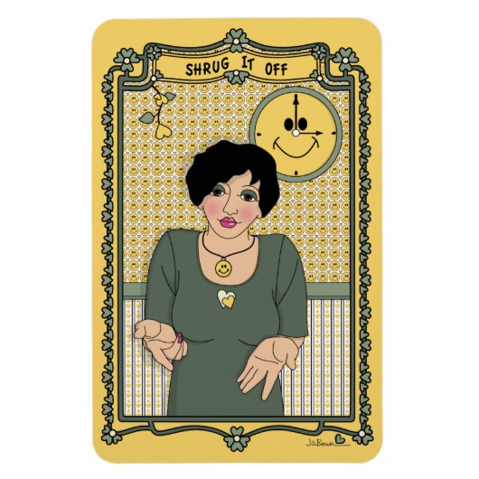 Verspreid uit_C_4x6 koelkast Magneet (Verticaal)