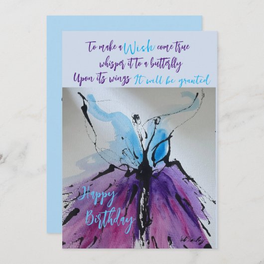 Verspreid uw kaart van Wingen Notitiekaartje (Voorkant / Achterkant)