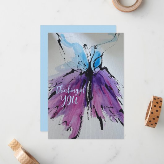 Verspreid uw nota van Wingen Notitiekaartje (Voorkant / Achterkant in situ)