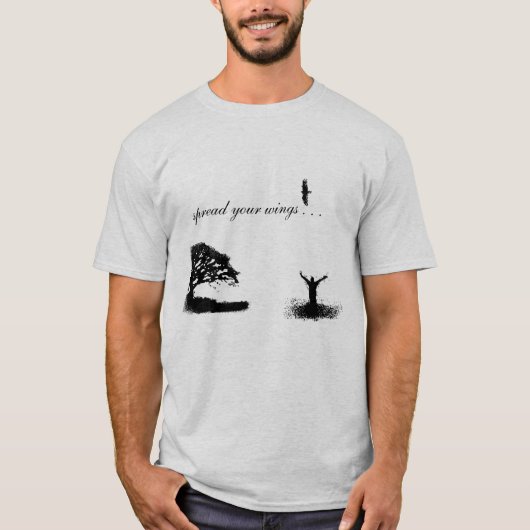 Verspreid uw T-shirt van Wingen (Voorkant)