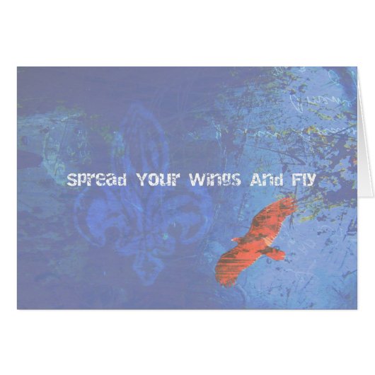 Verspreid uw vleugels en vliegen (Voorkant Horizontaal)