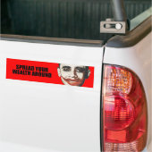 VERSPREID UW WEALTH ROND BUMPERSTICKER (Op Truck)