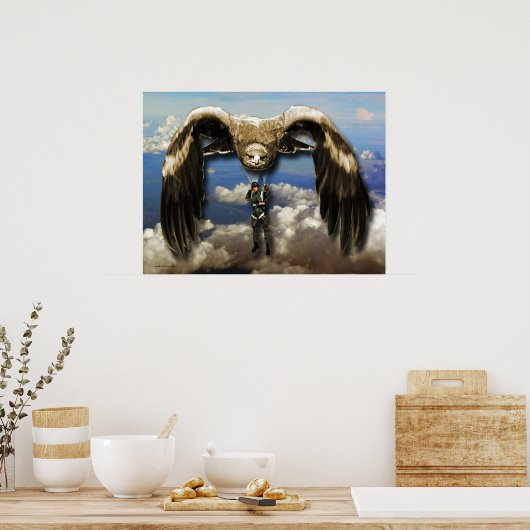 Verspreid uw Wingen Poster (Keuken)