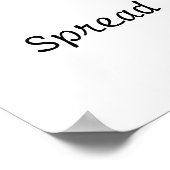 Verspreid uw Wings Parrot Druk Poster (Hoek)