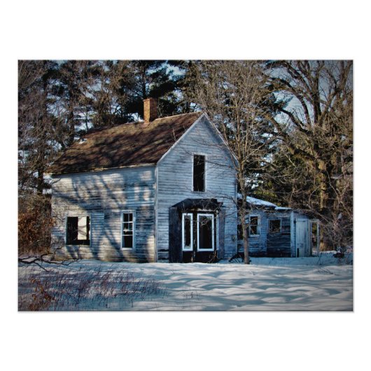 "Verspreid verleden" Foto Afdruk (Voorkant)