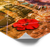 Verspreid, verstrooid, verpakt en overdekt poster (Hoek)