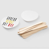 Verspreid vrede niet oorlog handwaaier (Niet-gemonteerd)