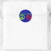 Verspreid vrede stickers (Tas)