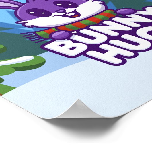 Verspreid vreugde met Winter Bunny Knuffels! Poster (Hoek)