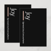 Verspreid vreugde overal informatiekaartje (Voorkant / Achterkant)