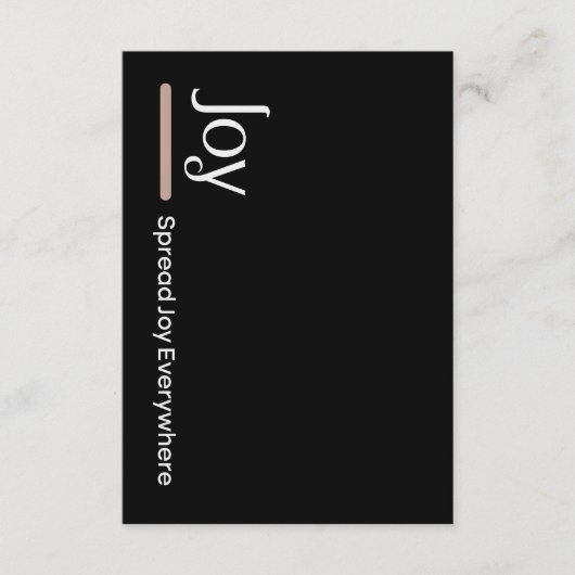 Verspreid vreugde overal informatiekaartje (Voorkant)