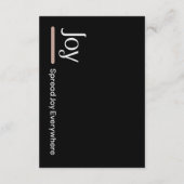 Verspreid vreugde overal informatiekaartje (Achterkant)