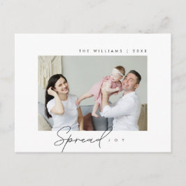 Verspreid vreugde, Vrolijke Kerstmisgroet, Familie Briefkaart