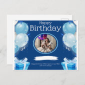 Verspreid vreugde: Whimsical verjaardagskaarten vo Uitnodiging Briefkaart (Voorkant / Achterkant)