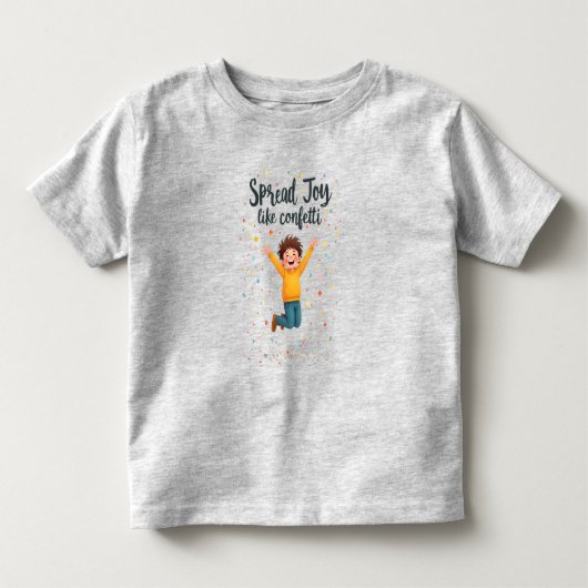 Verspreid vreugde zoals Confetti-levendig positivi Kinder Shirts (Voorkant)
