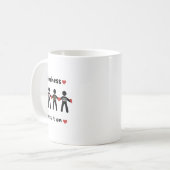 Verspreid Vriendelijkheid13 Koffiemok (Voorkant links)