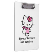 Verspreid Vriendelijkheid Als Confetti Klembord (Rechts)