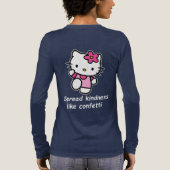 Verspreid vriendelijkheid als confetti Tri-Blend shirt (Achterkant)