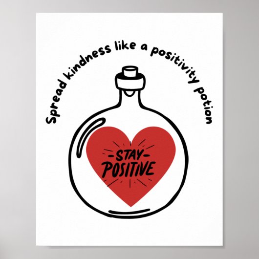 Verspreid vriendelijkheid als een positiviteits-St Poster (Voorkant)