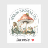 Verspreid vriendelijkheid als Wildflower Fairy mus Sticker (Vel)