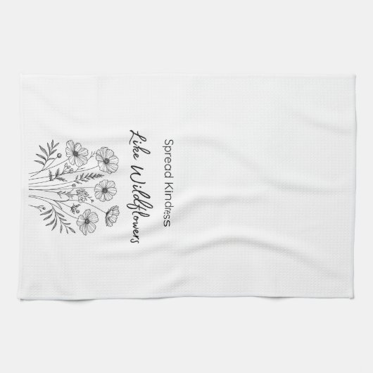 Verspreid vriendelijkheid keuken handdoek (Horizontaal)