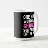 Verspreid vriendelijkheid met ons ene vriendelijke koffiemok (Voorkant rechts)