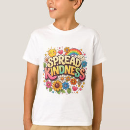 Verspreid Vriendelijkheid – Mooie Bloemrijke Regen T-shirt